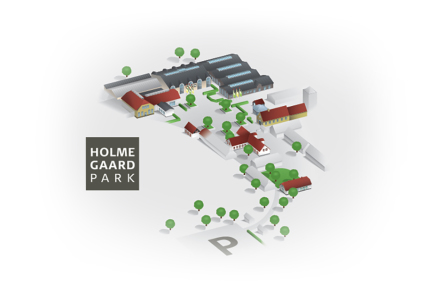 Holmegaard Park illustration