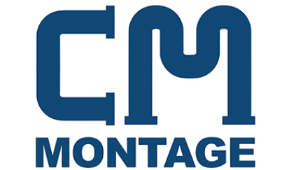 CM Montage logo design